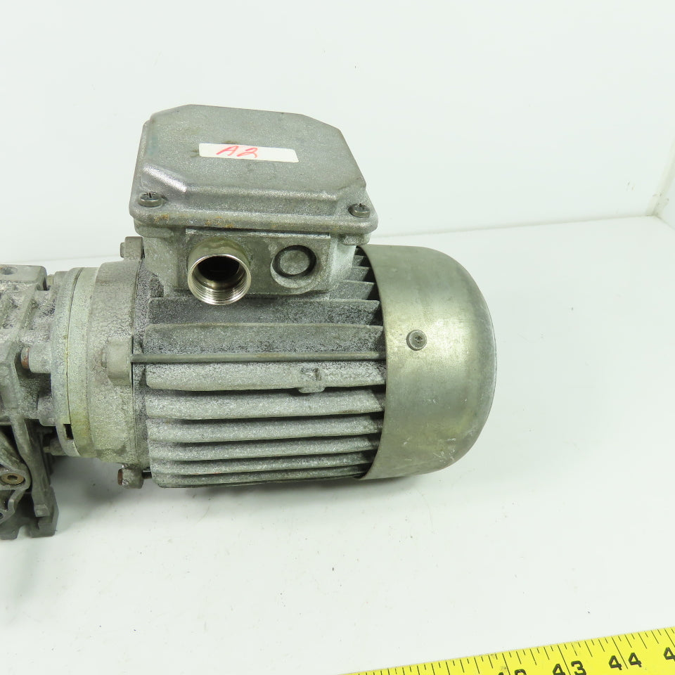 Motovario NMRV 40 60:1 Left Angle Gear Motor 230/400V 3Ph 29RPM Output