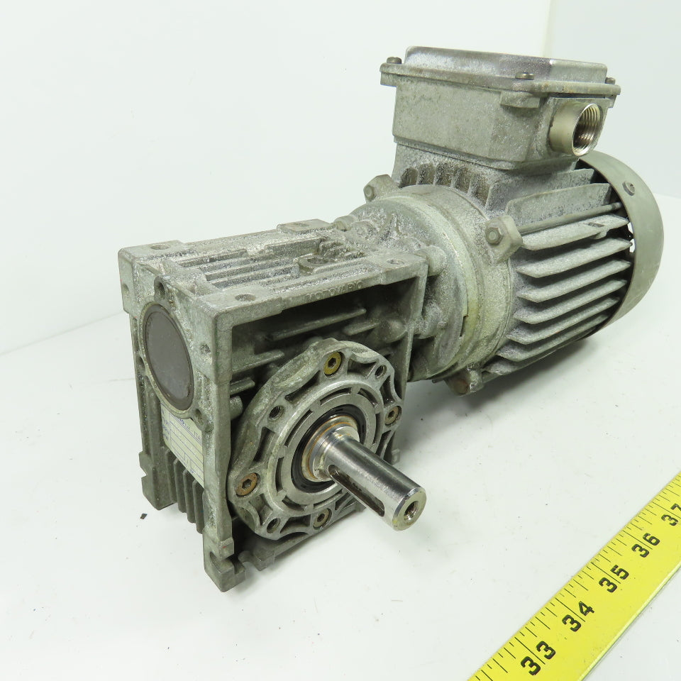 Motovario NMRV 40 60:1 Left Angle Gear Motor 230/400V 3Ph 29RPM Output