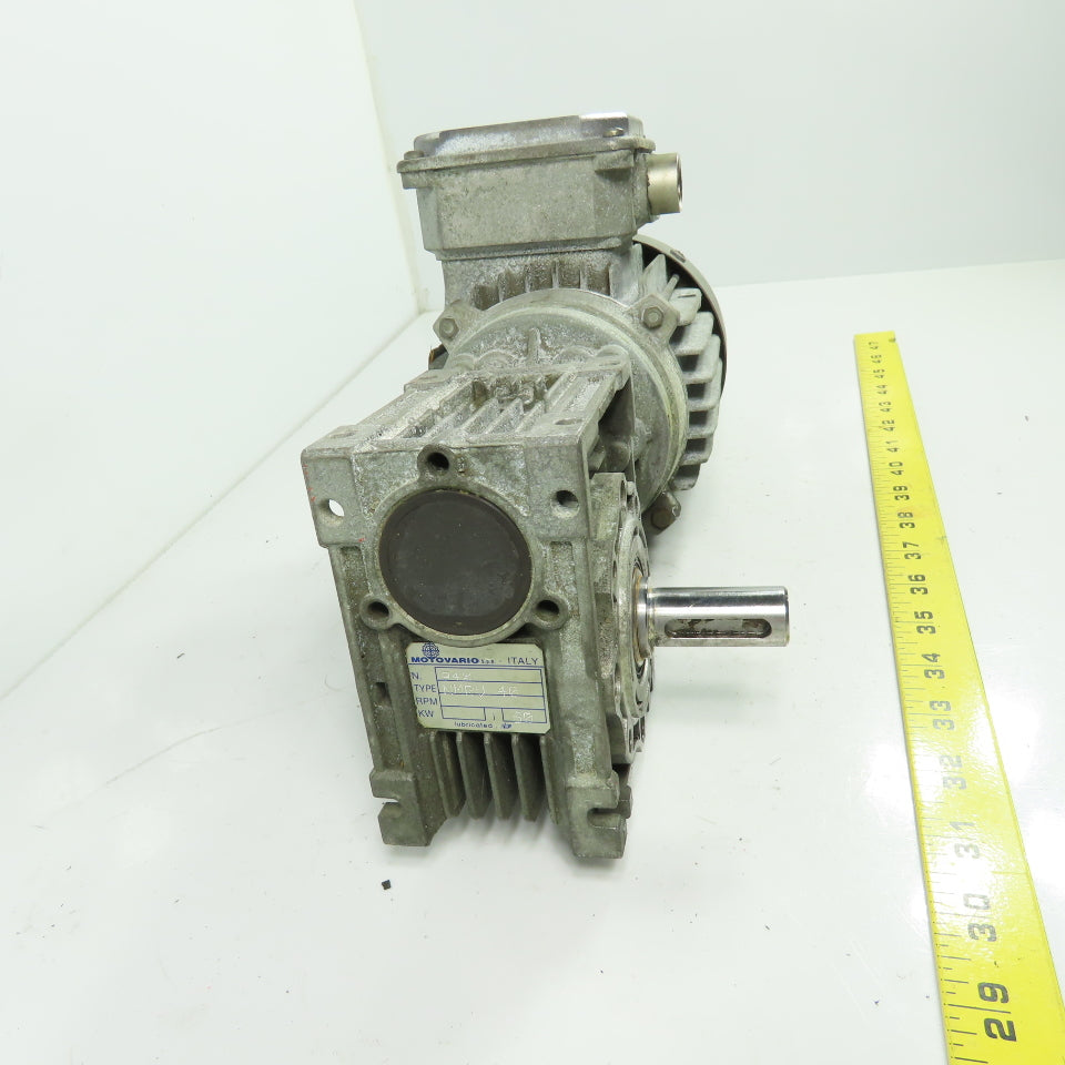 Motovario NMRV 40 60:1 Left Angle Gear Motor 230/400V 3Ph 29RPM Output
