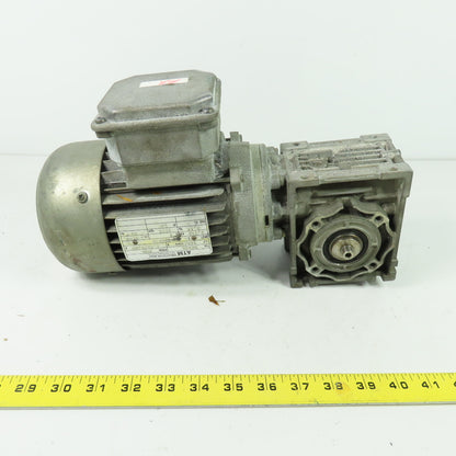 Motovario NMRV 40 60:1 Left Angle Gear Motor 230/400V 3Ph 29RPM Output
