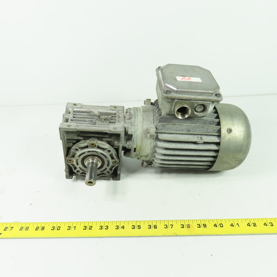 Motovario NMRV 40 60:1 Left Angle Gear Motor 230/400V 3Ph 29RPM Output