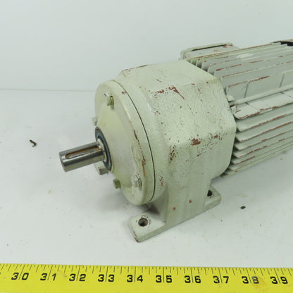 SEW Eurodrive R32DT80N4 4.5:1 3Ph Ratio Inline Gear Motor 230/460V 374RPM 1Hp