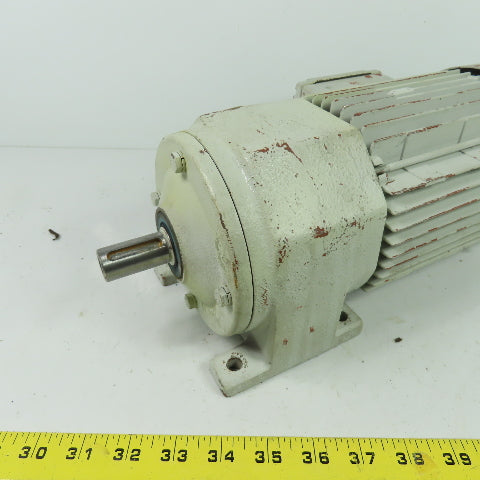 SEW Eurodrive R32DT80N4 4.5:1 3Ph Ratio Inline Gear Motor 230/460V 374RPM 1Hp
