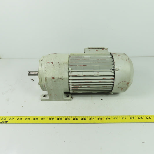SEW Eurodrive R32DT80N4 4.5:1 3Ph Ratio Inline Gear Motor 230/460V 374RPM 1Hp