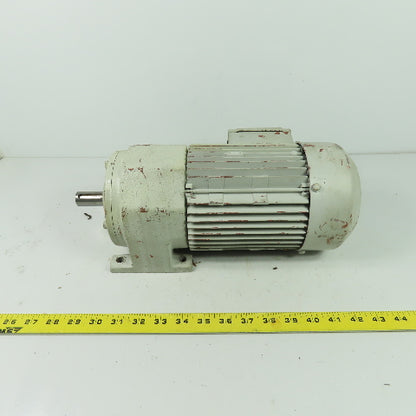 SEW Eurodrive R32DT80N4 4.5:1 3Ph Ratio Inline Gear Motor 230/460V 374RPM 1Hp