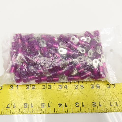 Hillsdale Terminal 50608N #8 Crimp On Wire Ring Terminal 600V Lot Of 100