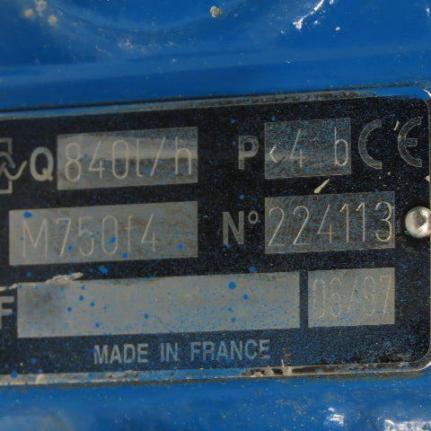 Leroy Somer M75014 702888 1730RPM Hydraulic Pump Motor 208/480V 0.37KW 60Hz