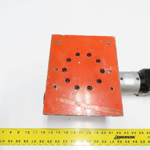 Delta ECMA-C20807RS 0.75KV AC Servo Rotary Turn Table 360° Turn110V 1Ph 3000RPM