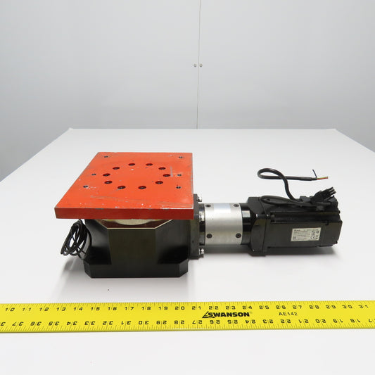 Delta ECMA-C20807RS 0.75KV AC Servo Rotary Turn Table 360° Turn110V 1Ph 3000RPM