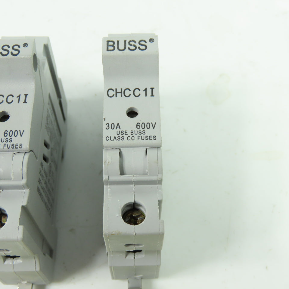 Cooper Bussmann CHCC1I 600V 30A Fuse Holder Block Lot Of 3