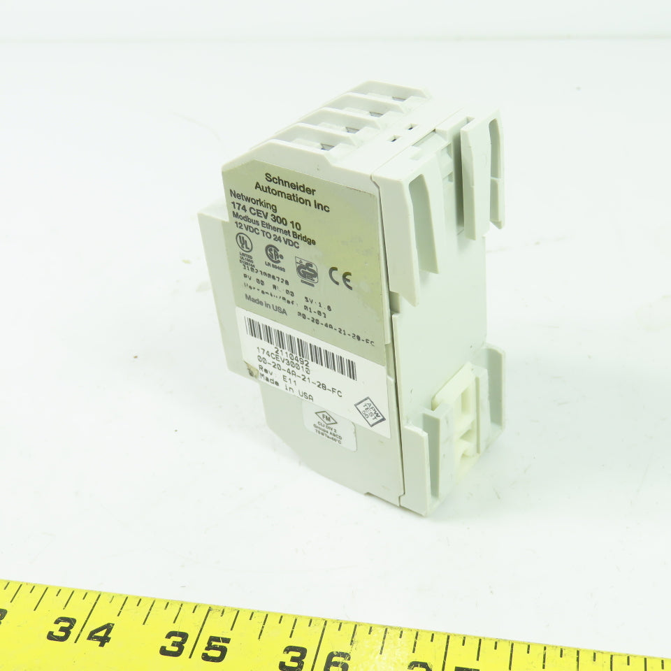 Schneider 174-CEV-300-10 Modbus Ethernet Bridge Module 12-24VDC