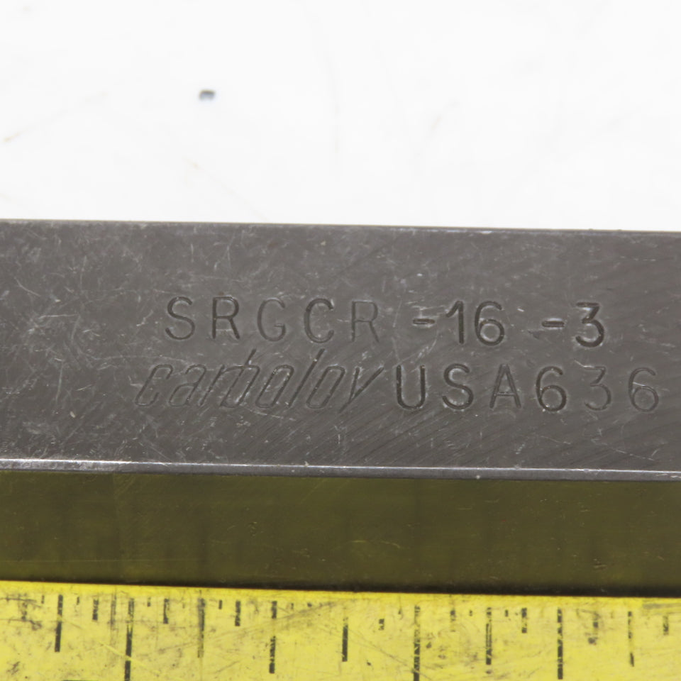 Carboloy SECO SRGCR-16-3 Indexable Turning Toolholder 45° Lead Angle 1x1" Shank