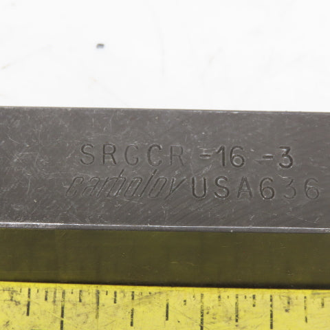 Carboloy SECO SRGCR-16-3 Indexable Turning Toolholder 45° Lead Angle 1x1" Shank