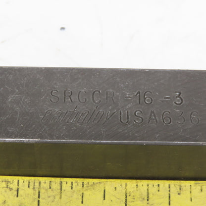 Carboloy SECO SRGCR-16-3 Indexable Turning Toolholder 45° Lead Angle 1x1" Shank
