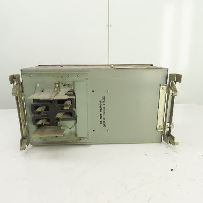General Electric AC1463R Armor-Clad 100A 600V Fusible Bus Plug Switch 3PH 4 Wire