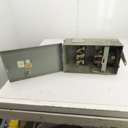 General Electric AC1463R Armor-Clad 100A 600V Fusible Bus Plug Switch 3PH 4 Wire