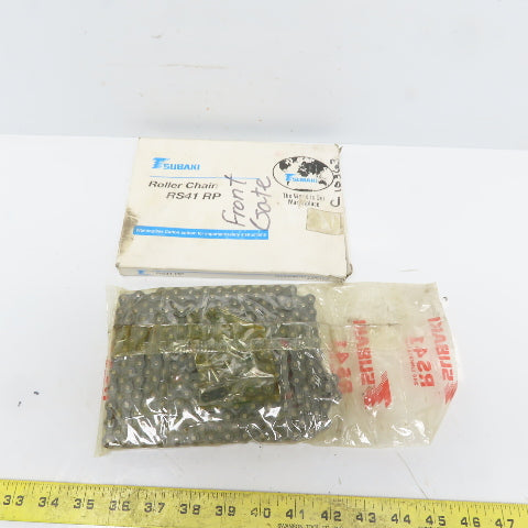 TSUBAKI RS41-1-RP Riveted Roller Chain 10' 240' Links W/Master Link