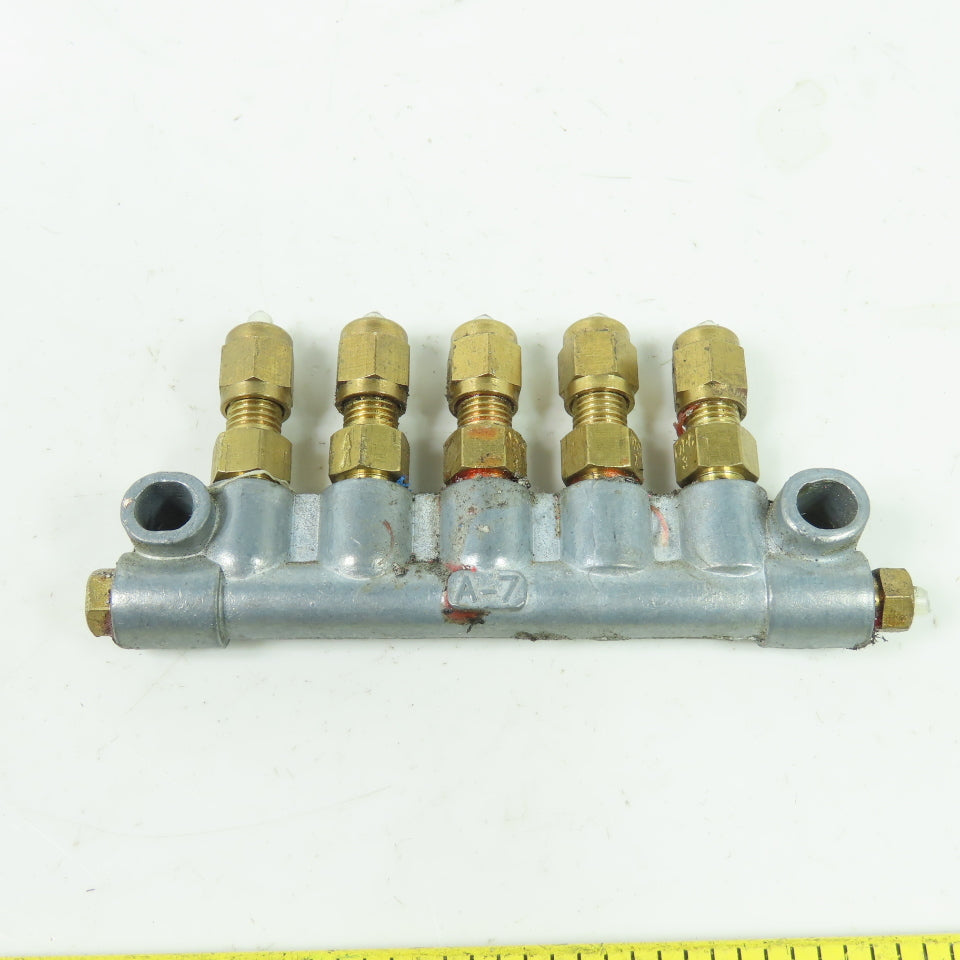A-7 Piston Oil Distributor Block 5 Position