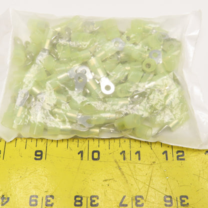 Hillsdale Terminal 50210N 12-10 N/I #6 Ring Terminal 600V Lot Of 100