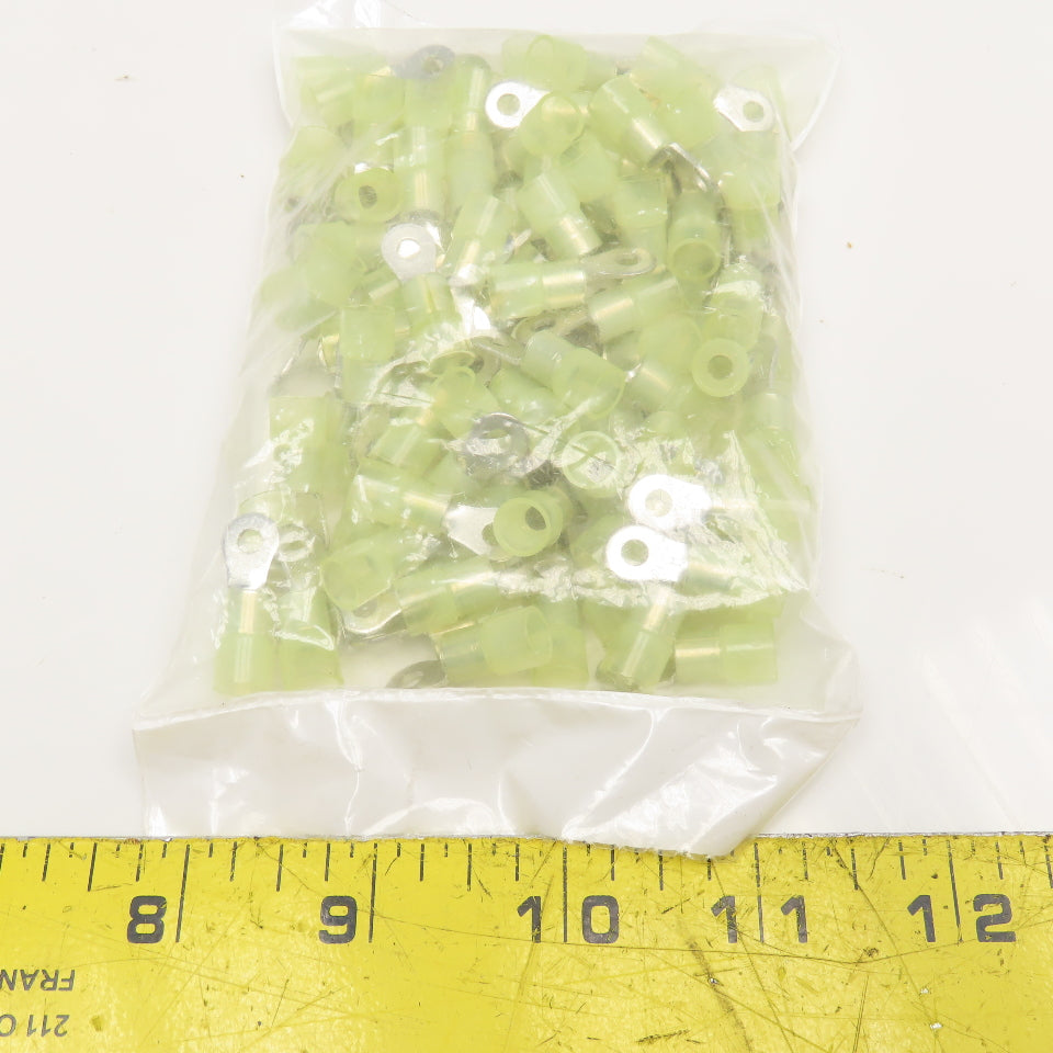 Hillsdale Terminal 50210N 12-10 N/I #6 Ring Terminal 600V Lot Of 100