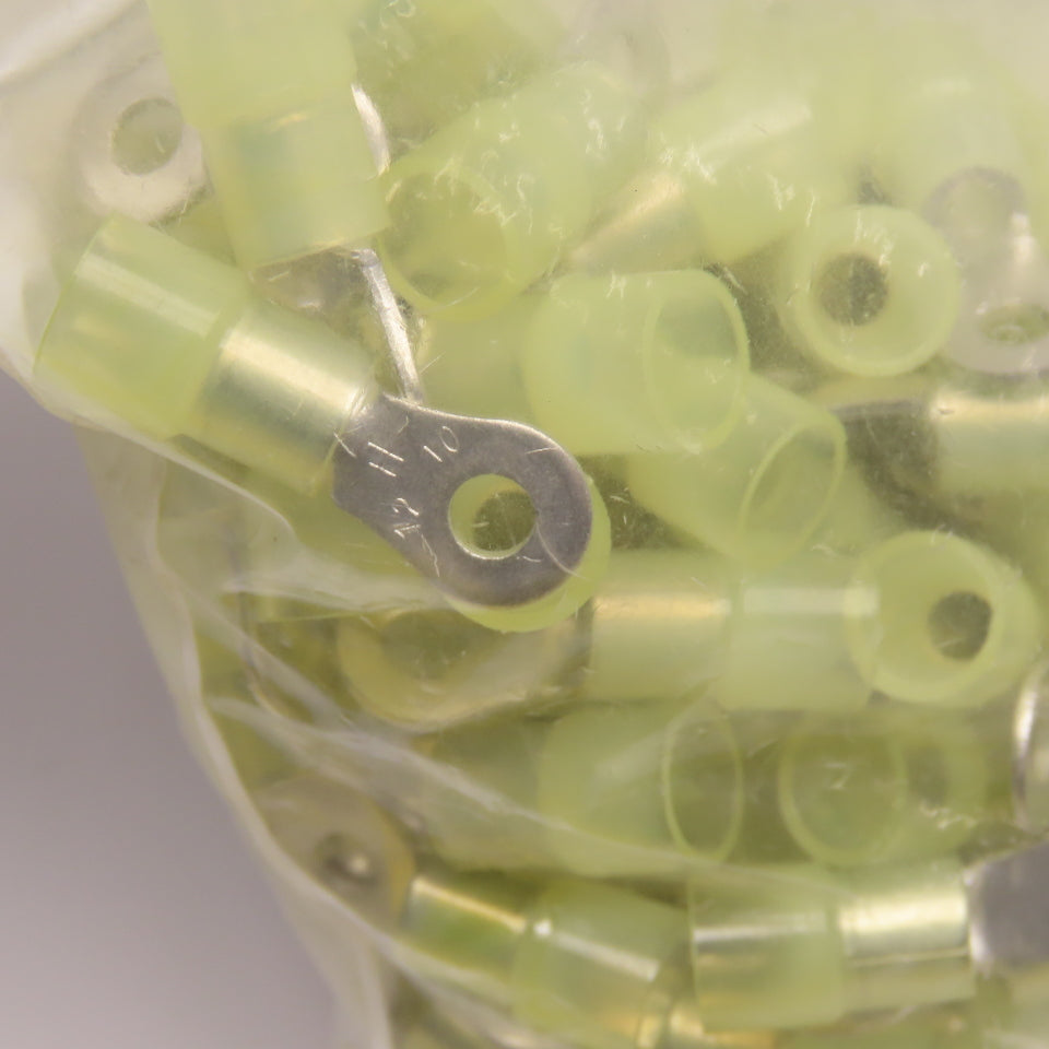 Hillsdale Terminal 50210N 12-10 N/I #6 Ring Terminal 600V Lot Of 100