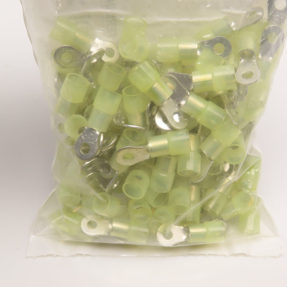 Hillsdale Terminal 50210N 12-10 N/I #6 Ring Terminal 600V Lot Of 100