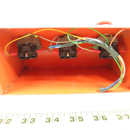 3-Button Machine Control Station E-Stop Push Button Momentary Contact Switches