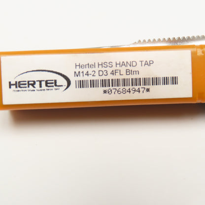 Hertel M14-2.0 D3 4 Flute Bottom Metric Hand Tap HSS New