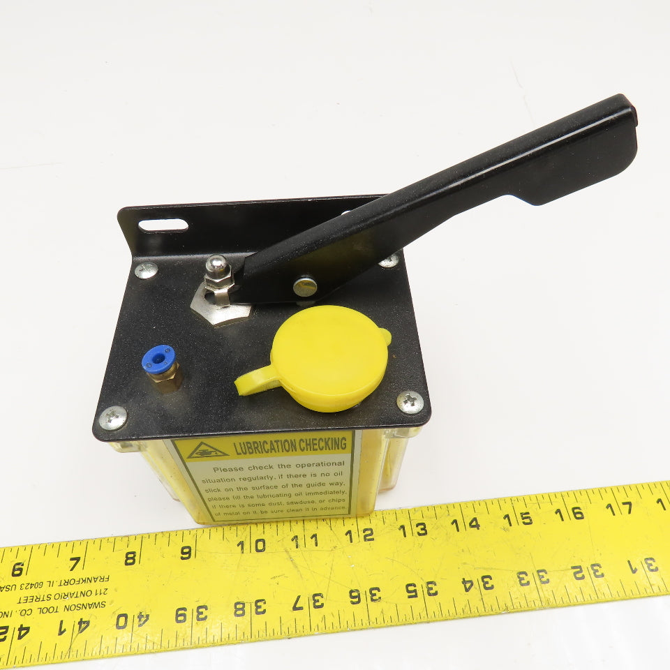 Manual Gravity Pressure Ways Lubrication Pump Tank
