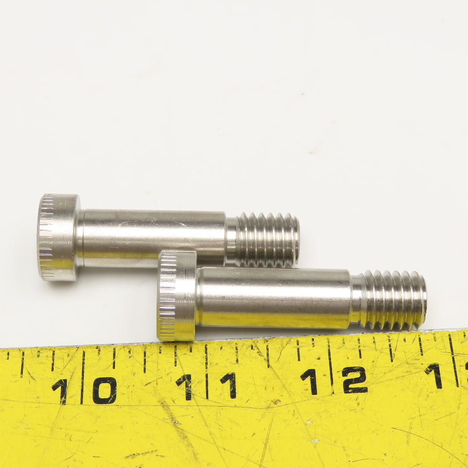 AMPG303 1/2" x 1-1/4" Stainless Steel Shoulder Bolt 1-3/16" OAL Lot Of 2