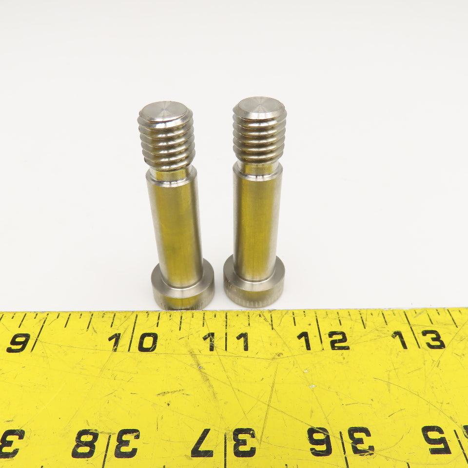 AMPG303 1/2" x 1-3/8" Stainless Steel Shoulder Bolt 2" OAL Lot Of 2