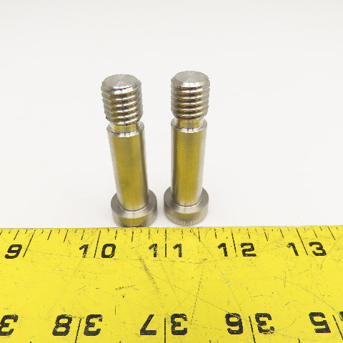 AMPG303 1/2" x 1-3/8" Stainless Steel Shoulder Bolt 2" OAL Lot Of 2