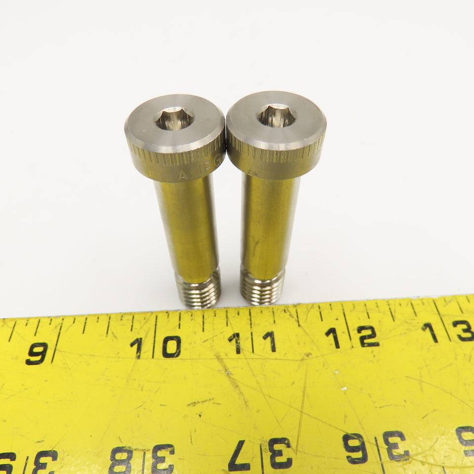 AMPG303 1/2" x 1-3/8" Stainless Steel Shoulder Bolt 2" OAL Lot Of 2