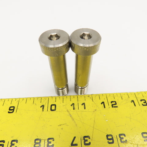 AMPG303 1/2" x 1-3/8" Stainless Steel Shoulder Bolt 2" OAL Lot Of 2