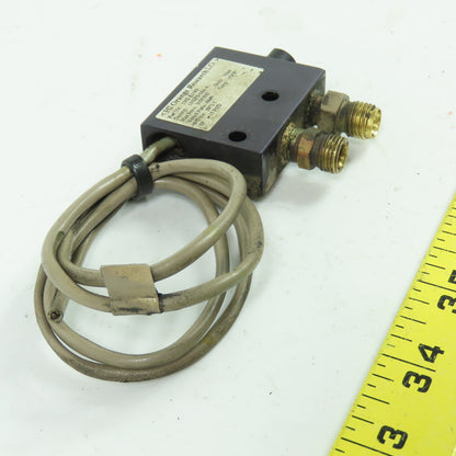 Orange Research 1002PS-16A-A 3000PSI Pressure Switch SP=15PSID 125VAC 0.7A