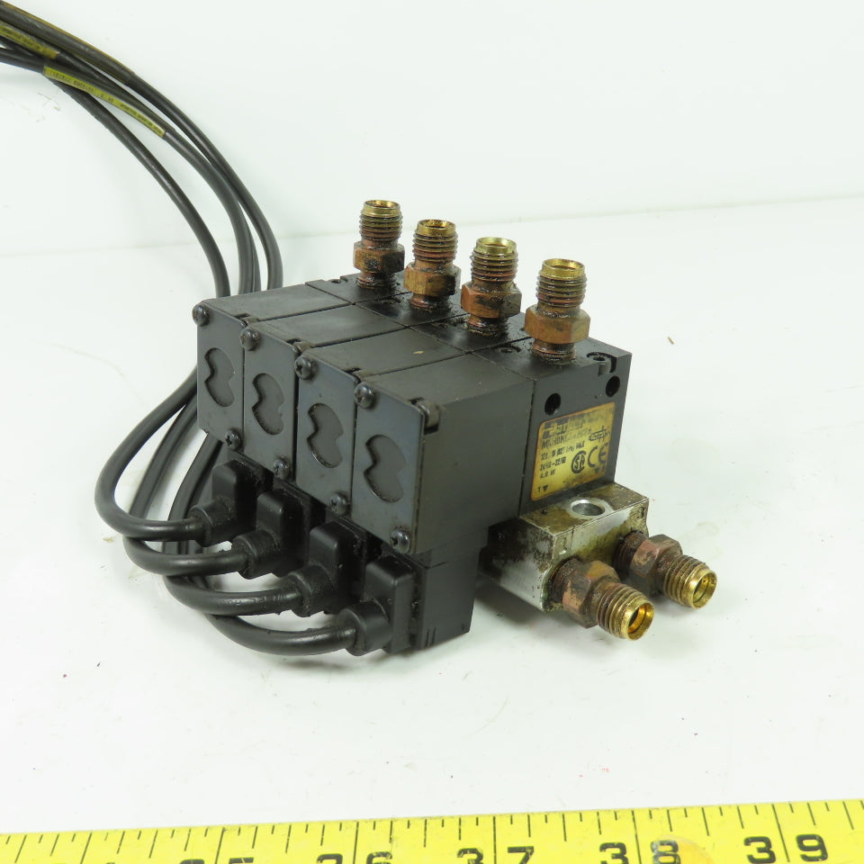 Parker MKH0NB54202A Solenoid Valve Manifold Assembly 120PSI 24VDC Coil