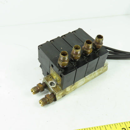 Parker MKH0NB54202A Solenoid Valve Manifold Assembly 120PSI 24VDC Coil