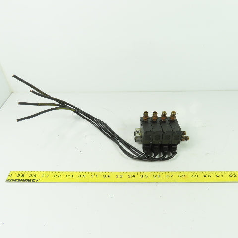 Parker MKH0NB54202A Solenoid Valve Manifold Assembly 120PSI 24VDC Coil