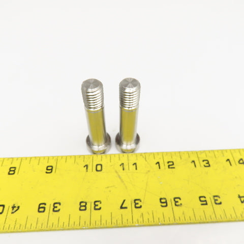 1/2" x 1-1/2" Stainless Steel Shoulder Bolt 2-7/16" OAL Lot Of 2