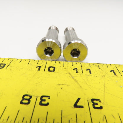 1/2" x 1-1/2" Stainless Steel Shoulder Bolt 2-7/16" OAL Lot Of 2