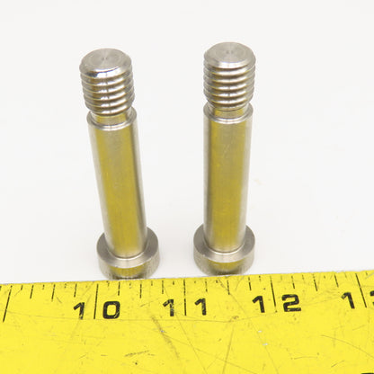 1/2" x 1-7/8" Stainless Steel Shoulder Bolt 2-13/16" OAL Lot Of 2