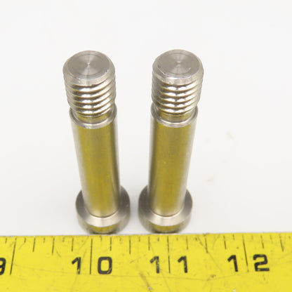 1/2" x 1-7/8" Stainless Steel Shoulder Bolt 2-13/16" OAL Lot Of 2