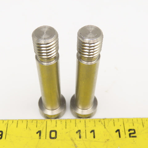 1/2" x 1-7/8" Stainless Steel Shoulder Bolt 2-13/16" OAL Lot Of 2