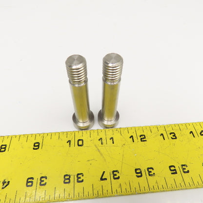 1/2" x 1-3/4" Stainless Steel Shoulder Bolt 2-11/16" OAL Lot Of 2