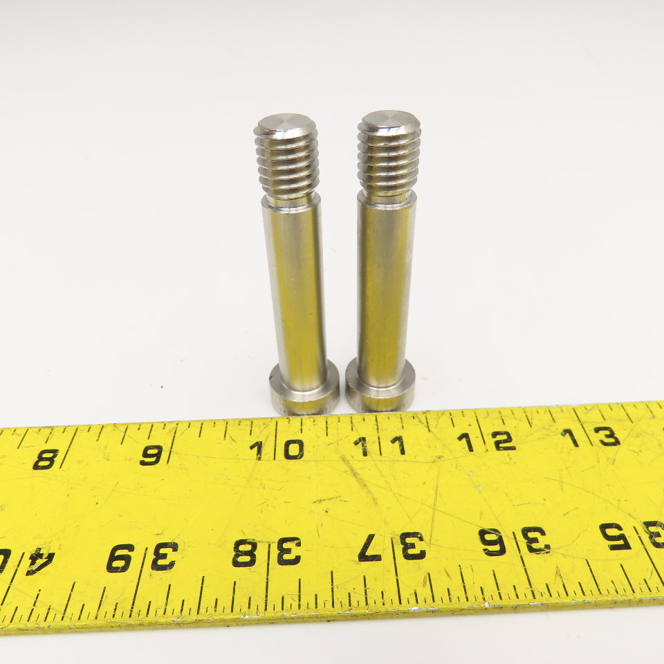 1/2" x 2" Stainless Steel Shoulder Bolt 2-15/16" OAL Lot Of 2