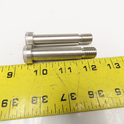 1/2" x 2" Stainless Steel Shoulder Bolt 2-15/16" OAL Lot Of 2