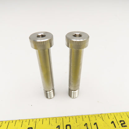 1/2" x 2" Stainless Steel Shoulder Bolt 2-15/16" OAL Lot Of 2