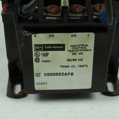 Cutler Hammer C0500E2AFB Control Transformer 240/480-220/240v Pri 110/120V Sec