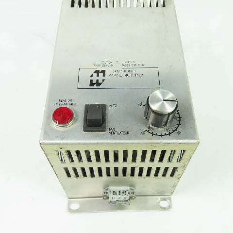 Hammond FLHTF400A115 Enclosure Climate Control Heater Thermostat 120VAC 400W