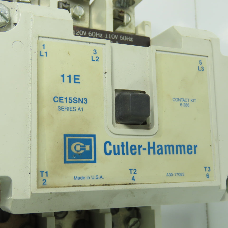Cutler-Hammer CE15SN3 600VAC 300A Motor Starter 3Ph 120V Coil